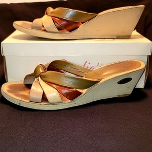 Candies Multi Color Strap Sandals